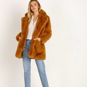 Apparis Sasha Oversized Faux-fur Coat